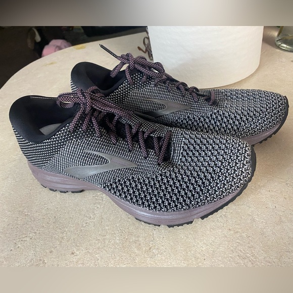 Brooks Shoes - Brooks Revel  Black Purple and Gray woman’s Shoes